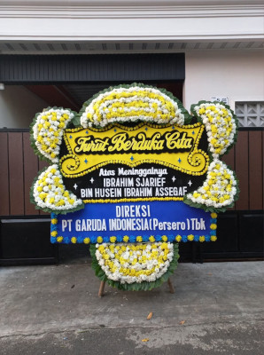 Papan Bunga Duka di Barusjahe