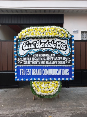 Papan Bunga Duka di Barusjahe